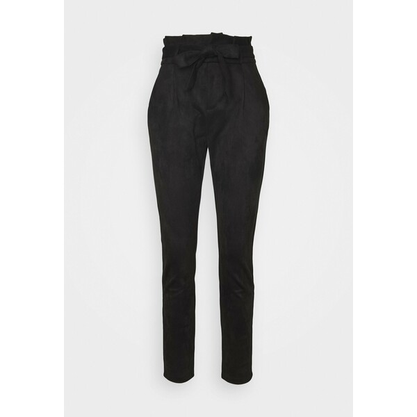 Vero Moda Tall VMEVA PAPERBAG PANT Spodnie materiałowe black VEB21A034