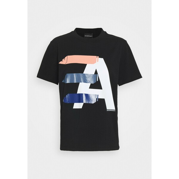 Emporio Armani T-shirt z nadrukiem nero EA821D012