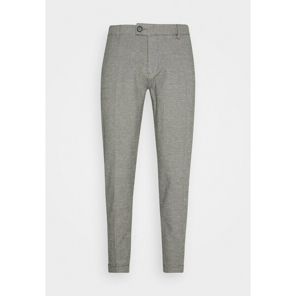 Redefined Rebel ERCAN PANTS Spodnie materiałowe grey check R0622E00Y