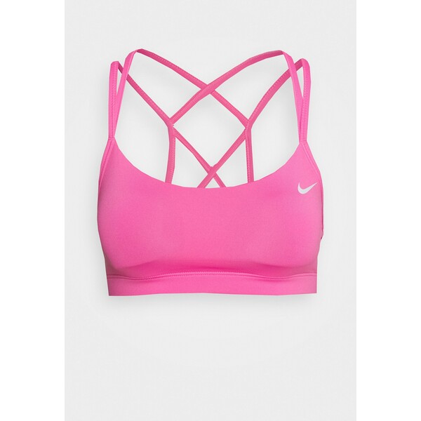 Nike Performance FAVORITES STRAPPY BRA Biustonosz sportowy pink glow/white N1241I06L