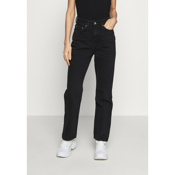 Weekday ROWE ECHO Jeansy Relaxed Fit black WEB21N02A