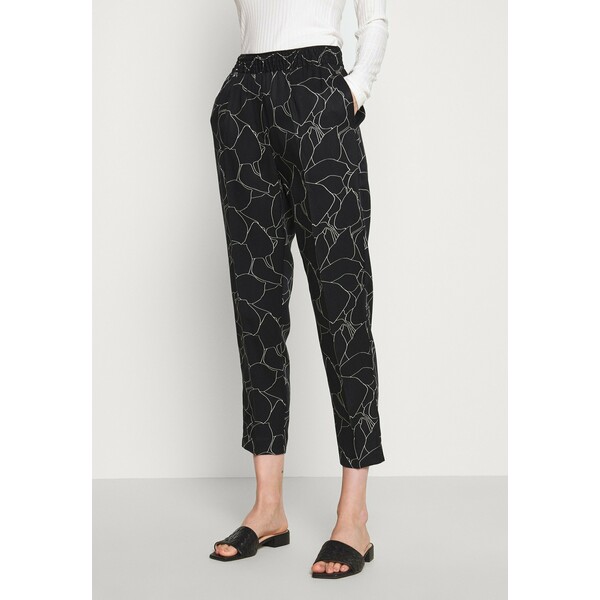 Calvin Klein ELASTICWAIST PANT Spodnie materiałowe black 6CA21A010