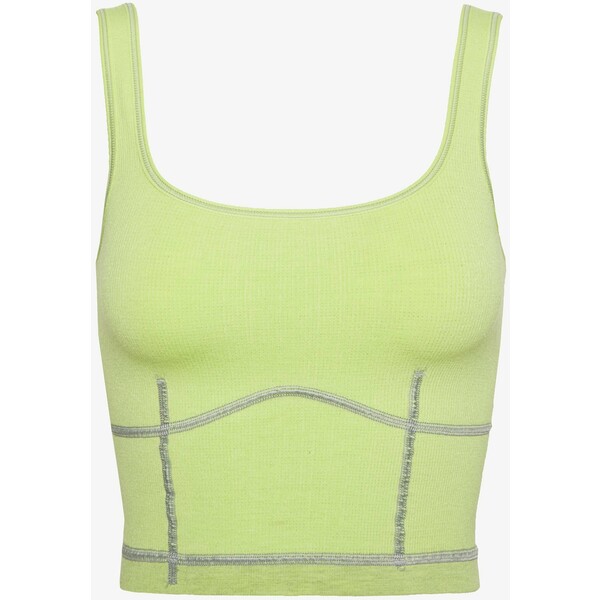 BDG Urban Outfitters SEAMLESS TANK Top lime QX721D01E