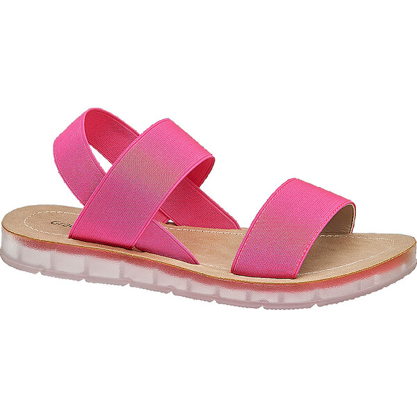 różowe sandały damskie Graceland 12102410