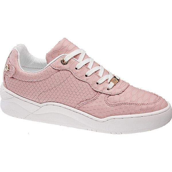 różowe sneakersy damskie MEXX na białej podeszwie 11031179