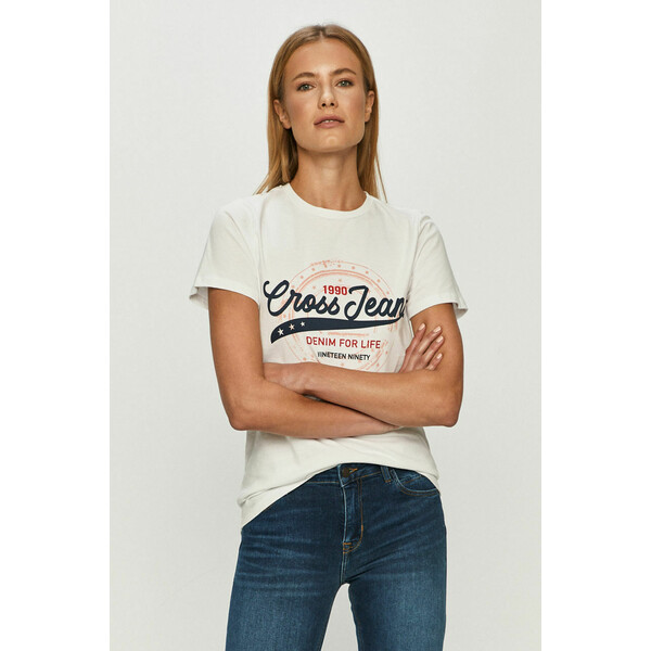 Cross Jeans T-shirt -100-TSD02M