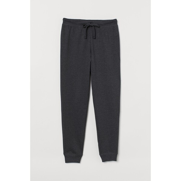 H&M Spodnie piżamowe - Normalna talia - Długość do kostki - -ONA 0536139088 Ciemnoszary