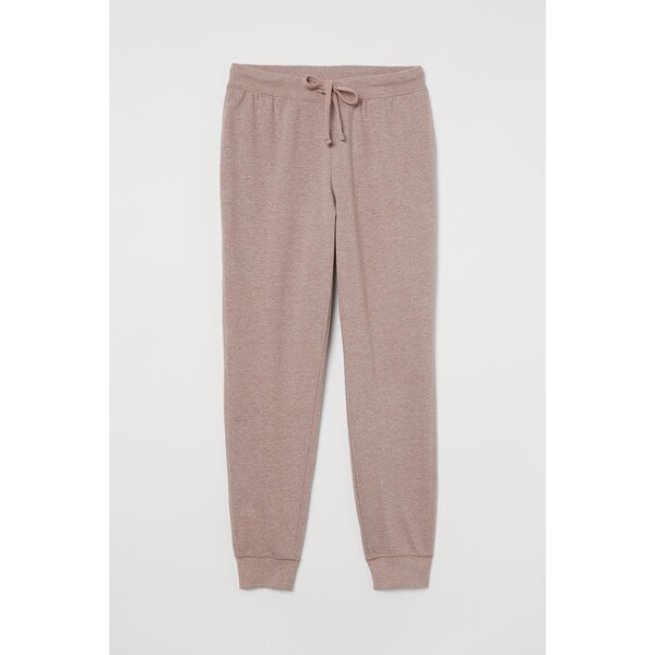 H&M Spodnie piżamowe - Normalna talia - Długość do kostki - -ONA 0536139088 Ciemnoróżowy melanż