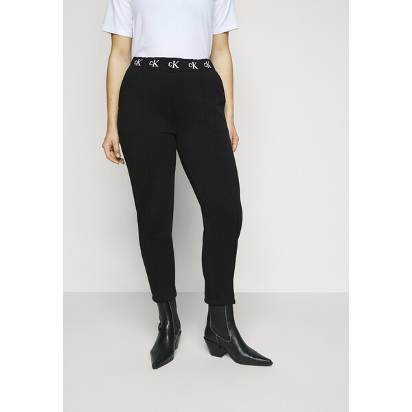 Calvin Klein Jeans Plus LOGO TRIM PANT Legginsy beh C2Q21A000