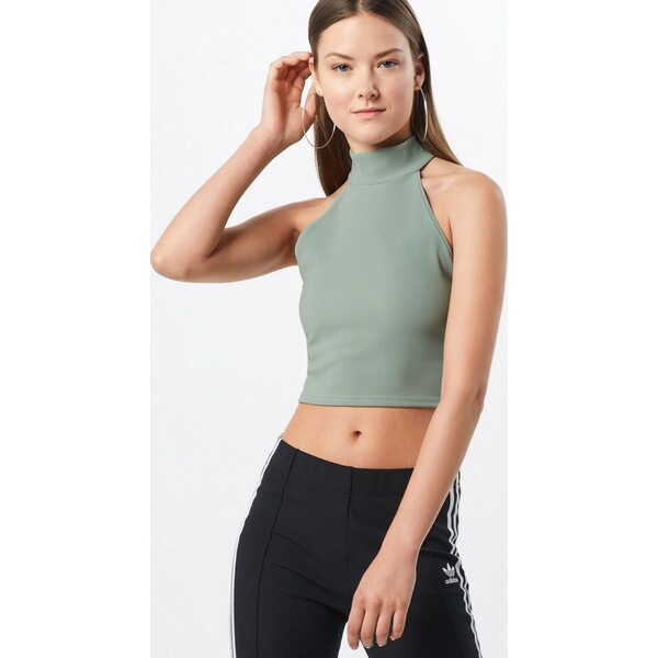 Missguided Top 'Ribbed Sleeveless Top Green' MGD0271001000003