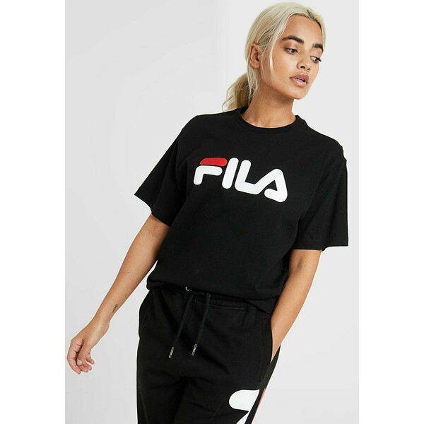 Fila Petite PURE TEE T-shirt z nadrukiem black FID21D00K