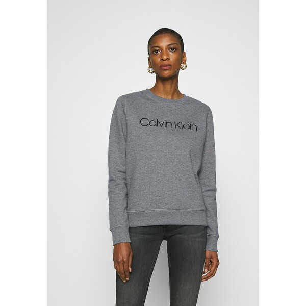 Calvin Klein CORE LOGO Bluza mid grey heather 6CA21J00M