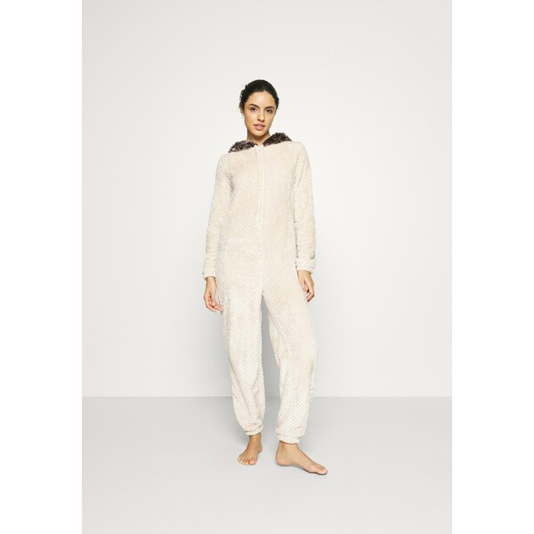 Loungeable HEDGEHOG ONESIE Piżama beige LOW81P01R