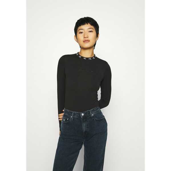 Calvin Klein Jeans Bluzka z długim rękawem ck black C1821D0CG