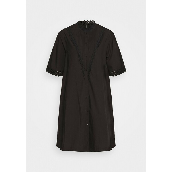 Scotch & Soda A LINE SHIRT DRESS Sukienka letnia black SC321C047