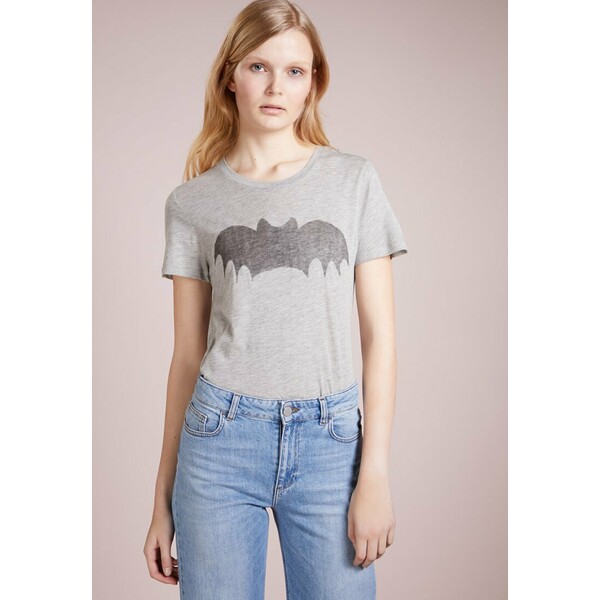 Zoe Karssen T-shirt z nadrukiem grey heather ZK121D01H