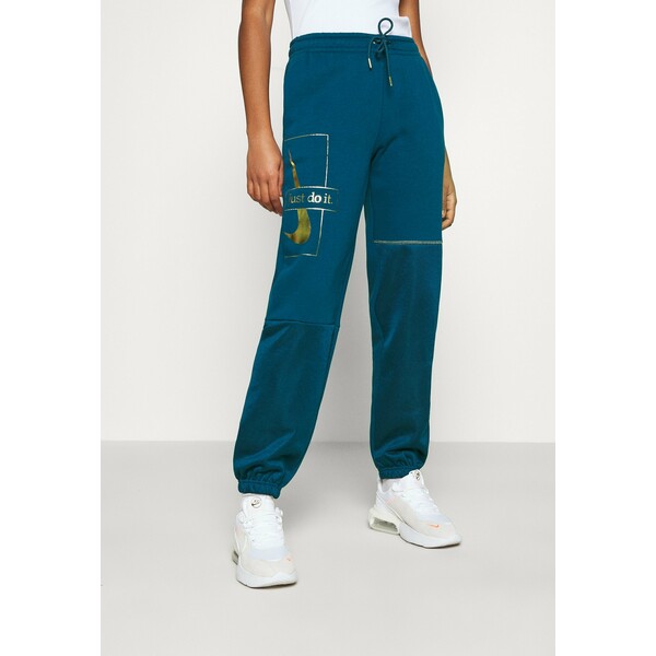 Nike Sportswear PANT Spodnie treningowe valerian blue/deep ocean/metallic gold NI121A0EE