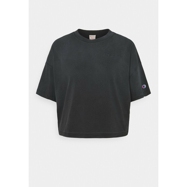 Champion Reverse Weave CREWNECK CROPTOP T-shirt basic black C0T21D01D