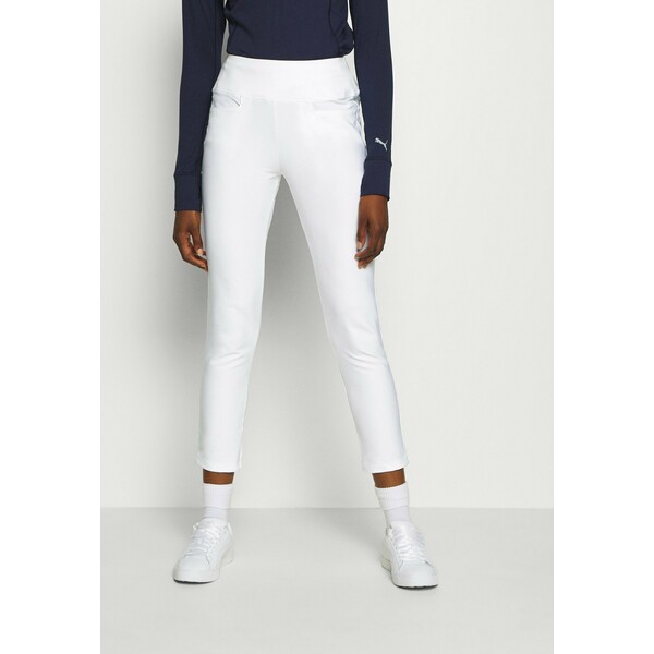 Puma Golf PANT Spodnie materiałowe bright white PU541E00J