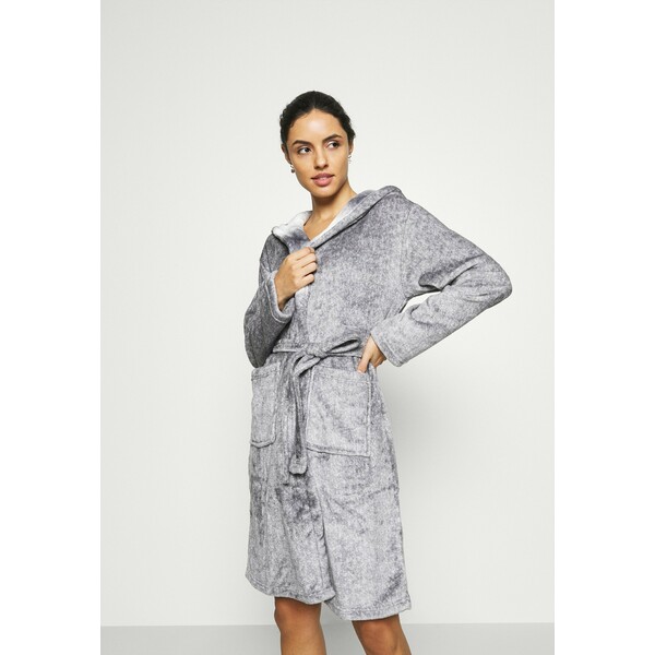 Loungeable RACOON HOODED ROBE Szlafrok grey LOW81P01G