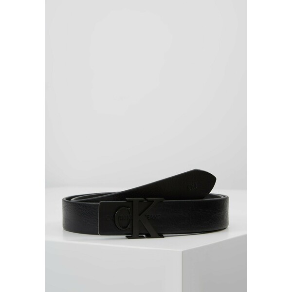 Calvin Klein Jeans SKINNY MONOGRAM Pasek black C1851D010