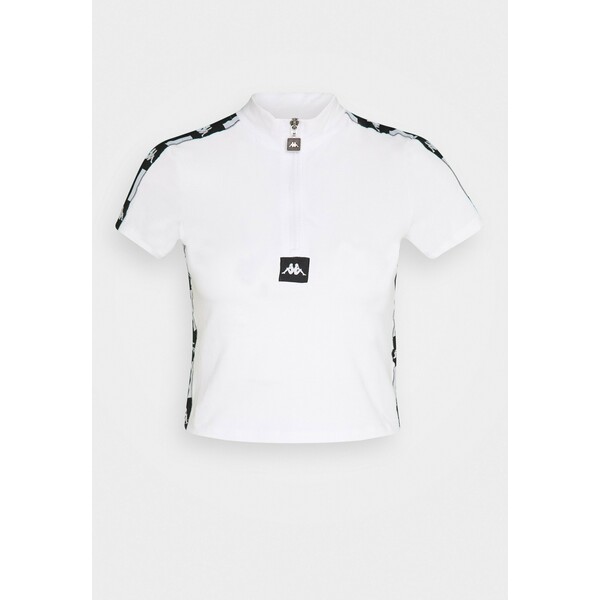 Kappa HADA T-shirt z nadrukiem bright white 10K21D00R