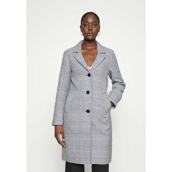 Abercrombie & Fitch DAD COAT Płaszcz wełniany /Płaszcz klasyczny med grey A0F21U01K