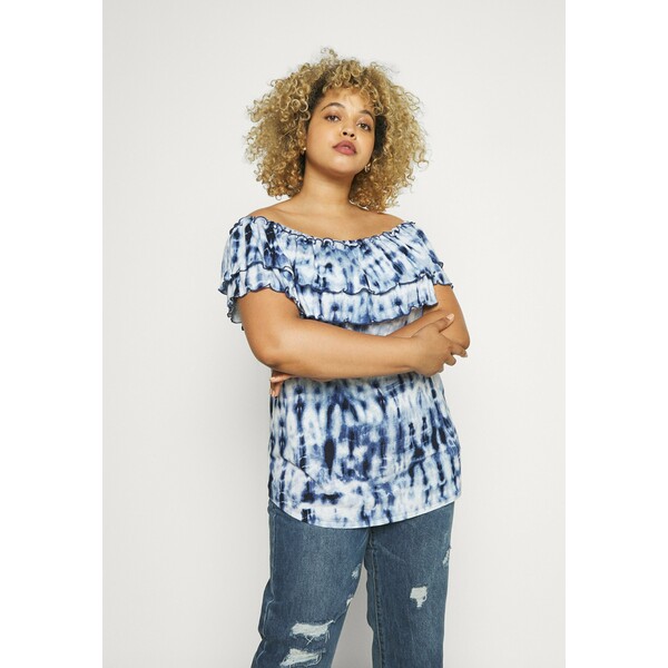 Lauren Ralph Lauren Woman ADALYN T-shirt z nadrukiem blue/multi L0S21D02A