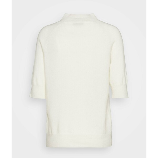 pure cashmere MOCKNECK SHORTSLEEVE T-shirt basic ivory PUG21I00G