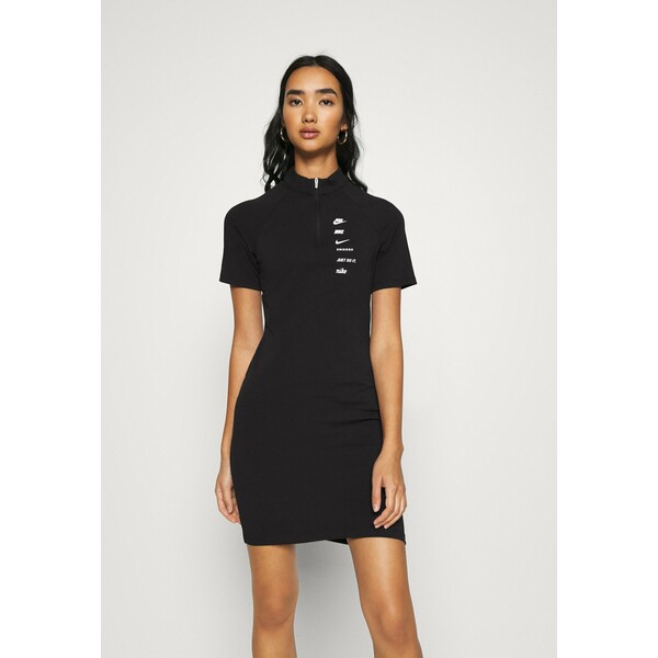 Nike Sportswear DRESS Sukienka z dżerseju black/white NI121C020