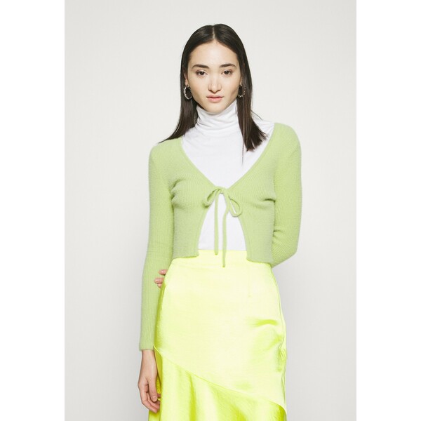 BDG Urban Outfitters NOORI TIE FRONT CARDI Kardigan lime QX721E00T