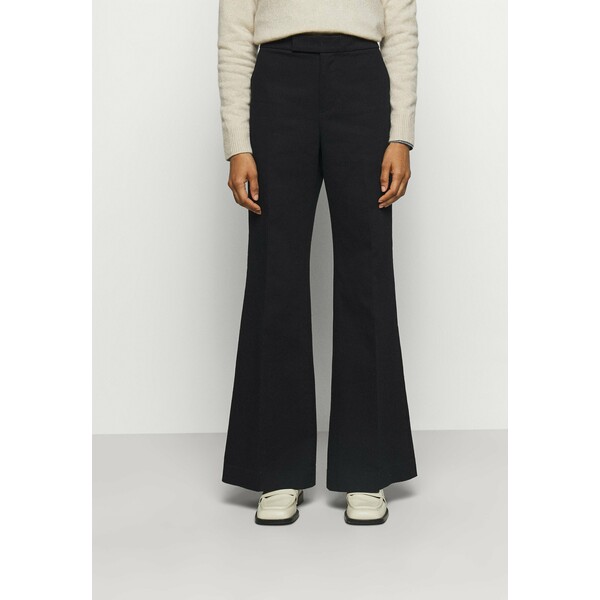 Polo Ralph Lauren RELAXED WIDE LEG PANT Spodnie materiałowe black PO221A03G