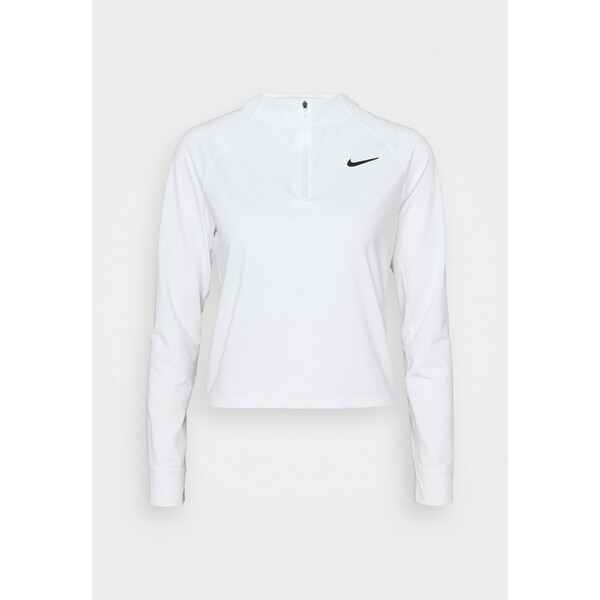 Nike Performance Bluzka z długim rękawem white/black N1241D1GQ