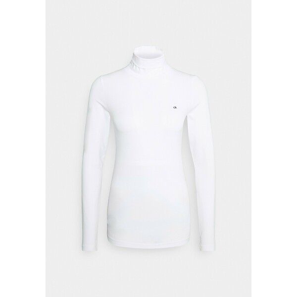 Calvin Klein TURTLE NECK Bluzka z długim rękawem off white 6CA21D02T