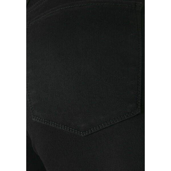 Abercrombie & Fitch KNEE SLIT ANKLE Jeansy Skinny Fit black A0F21N035