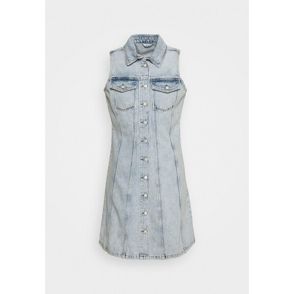 Envii ENSPARTACUS DRESS Sukienka jeansowa vintage light blue EI421C05J