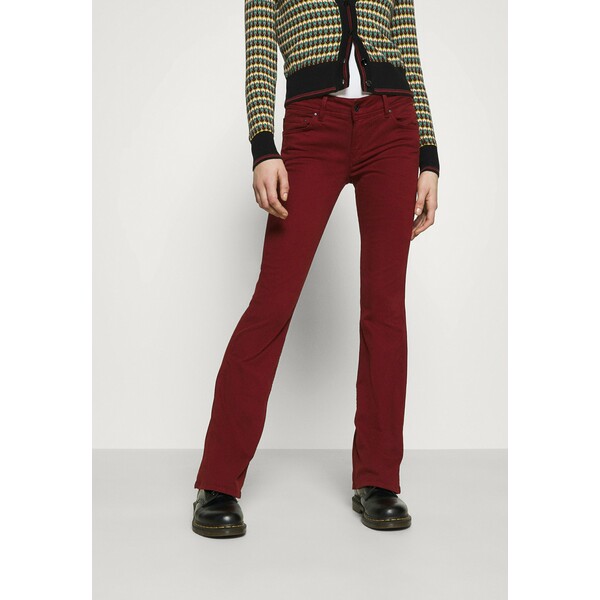 Pepe Jeans NEW PIMLICO Spodnie materiałowe currant PE121A0GC