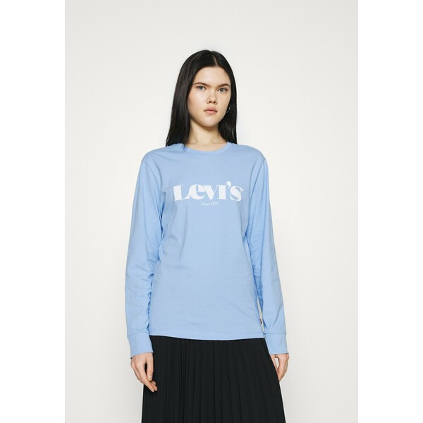Levi's® STANDARD FIT TEE Bluzka z długim rękawem placid blue LE221D0BX