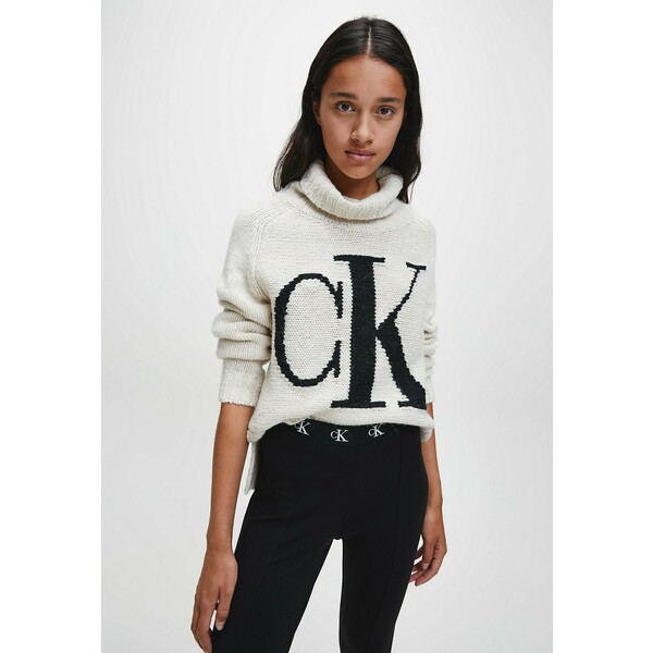 Calvin Klein Jeans Sweter soft cream C1821I033