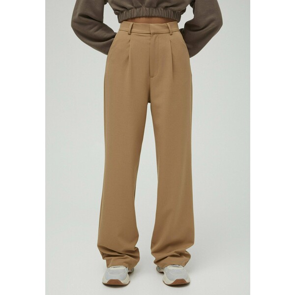 PULL&BEAR Spodnie materiałowe brown PUC21A0GH