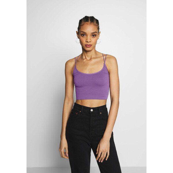 BDG Urban Outfitters STRAPPY BACK Top violet QX721D01A