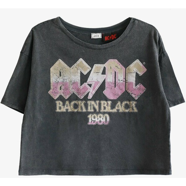 Pimkie AC/DC T-shirt z nadrukiem dunkelgrau P0F21D01D