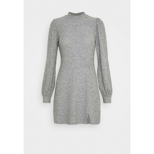 Hollister Co. COZY SHORT DRESS Sukienka dzianinowa grey H0421C02Y