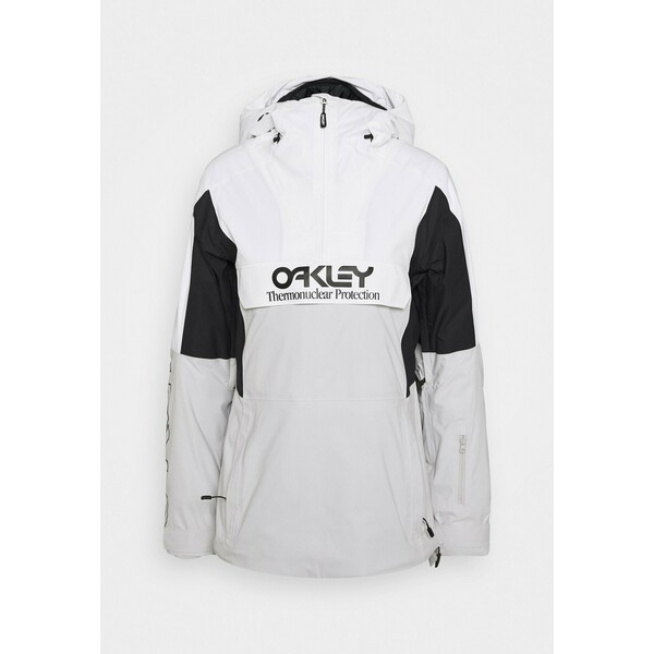 Oakley WOMENS INSULATED Kurtka snowboardowa white/grey OA341F00S