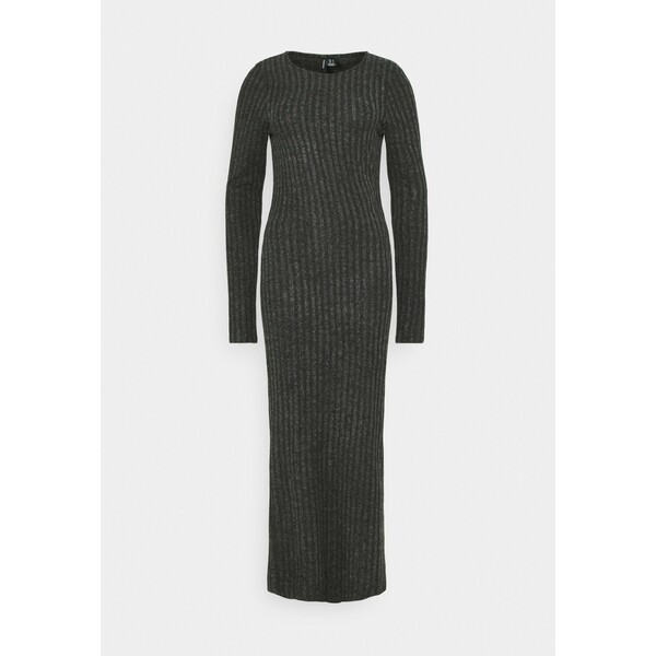 Vero Moda Tall VMTAMIKA FITTED DRESS TALL Długa sukienka dark grey melange VEB21C06H