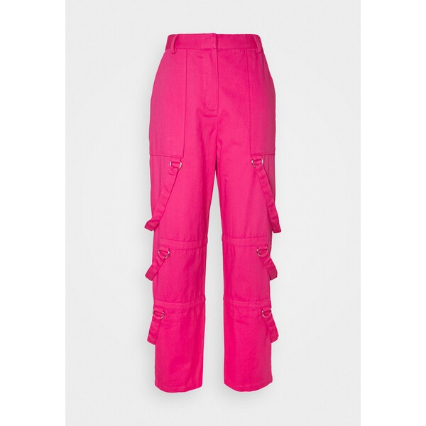 The Ragged Priest PANT D-RING STRAP DETAILS Spodnie materiałowe pink THJ21A01Z