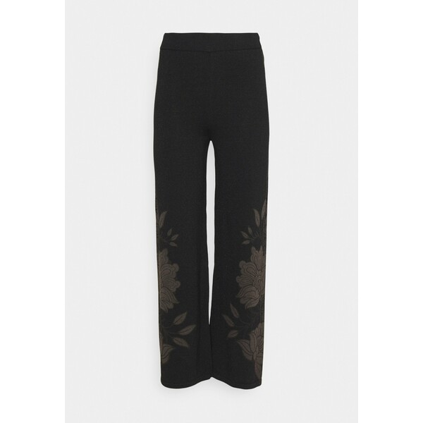 Desigual PANT VENUS Spodnie materiałowe black DE121A078