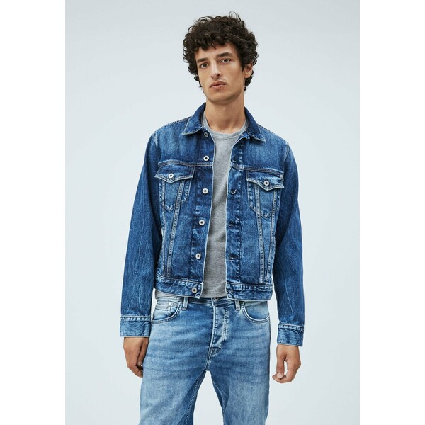 Pepe Jeans PINNER Kurtka jeansowa dark blue PE122T028
