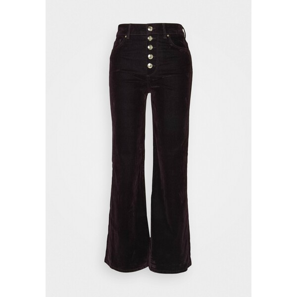 Tommy Hilfiger ICON BOOTCUT Spodnie materiałowe deep burgundy TO121A0AA