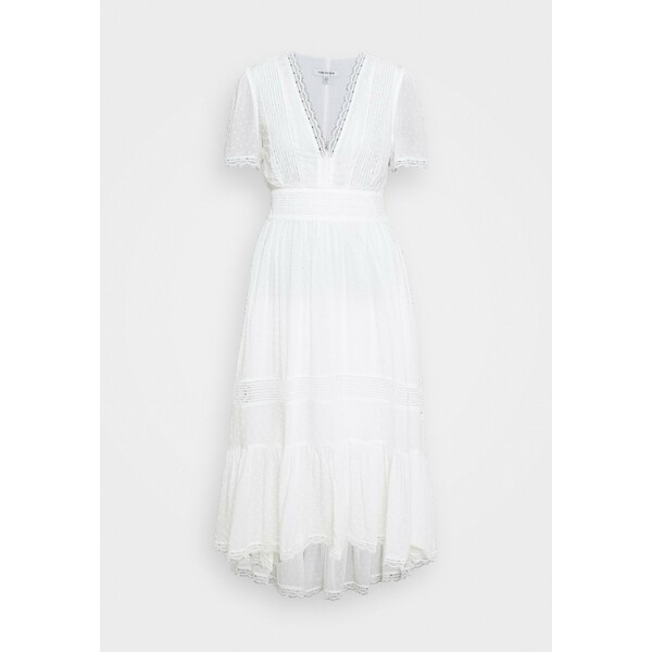 Forever New MARGOT SPLICED MIDI DRESS Sukienka letnia white FOD21C0AW